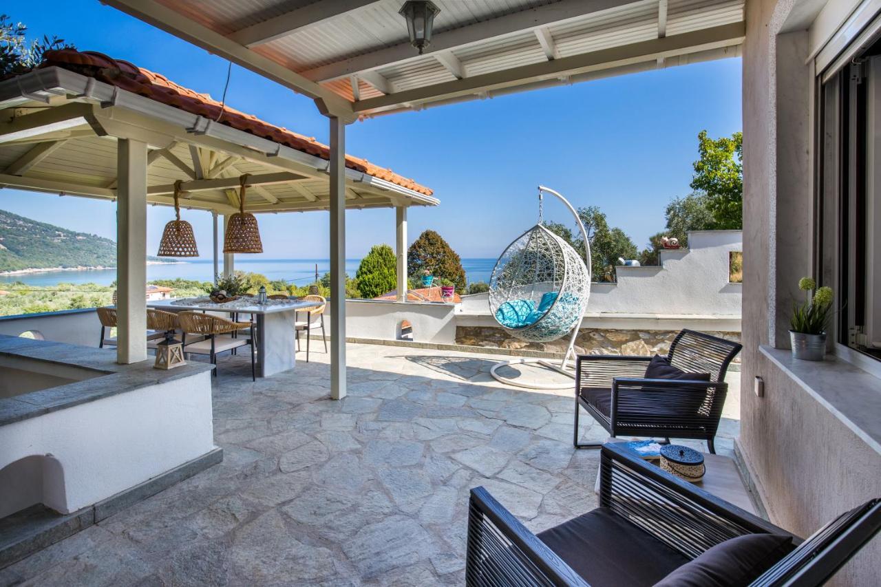 Vista Del Mare Luxury Villa Kinira Zewnętrze zdjęcie