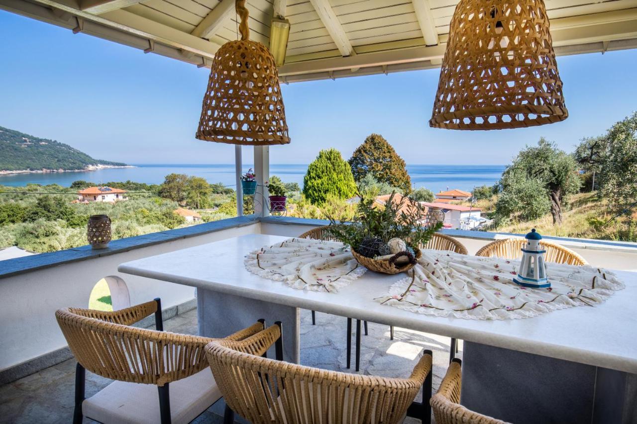 Vista Del Mare Luxury Villa Kinira Zewnętrze zdjęcie
