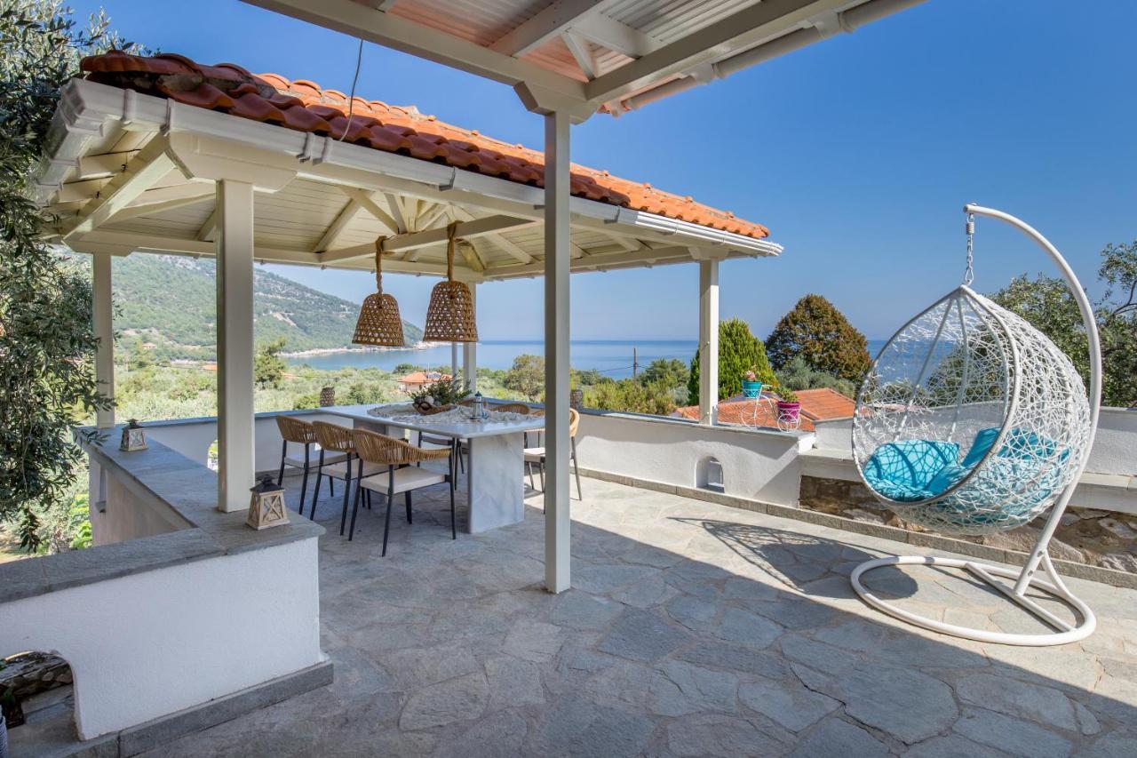 Vista Del Mare Luxury Villa Kinira Zewnętrze zdjęcie
