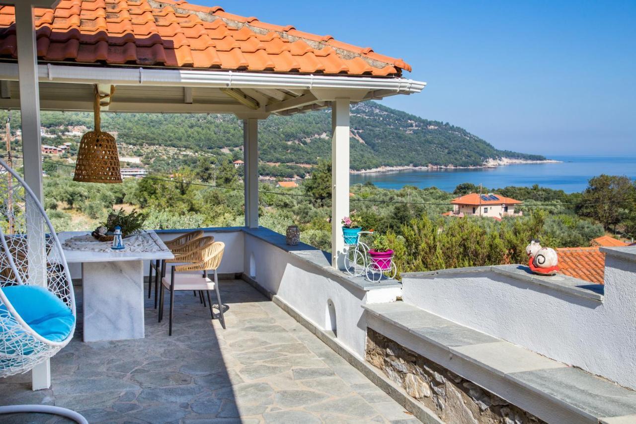 Vista Del Mare Luxury Villa Kinira Zewnętrze zdjęcie